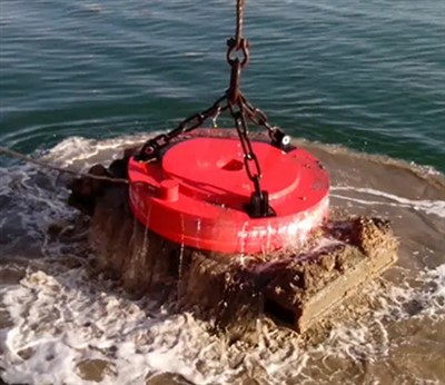 الکترومغناطیس جرثقیل شناور